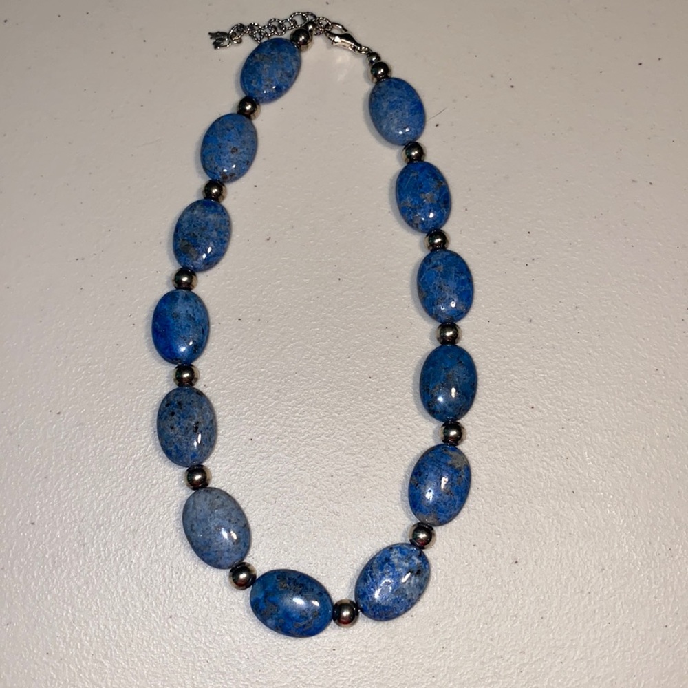Beautiful Blue Stone Necklace